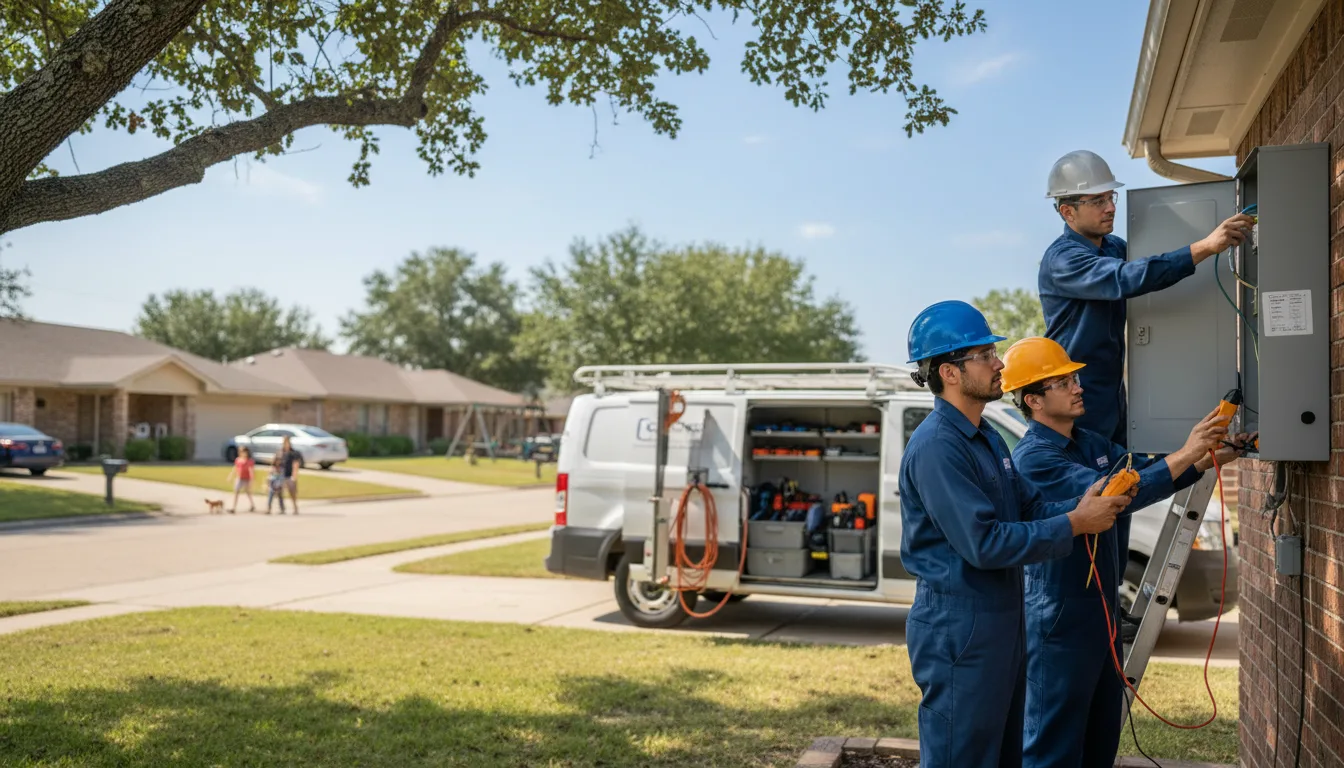 Certified electrician providing emergency electrical services in Landers, CA